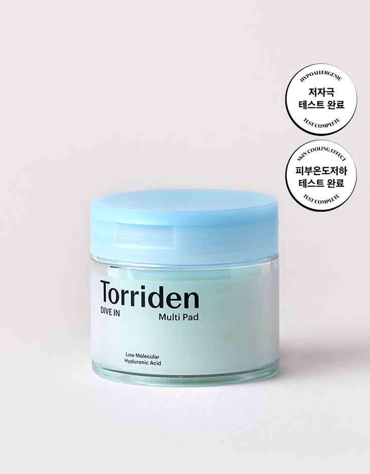 ＼皇牌／韓國 Torriden DIVE-IN Low Molecule Hyaluronic Acid Multi Pad 低分子透明質酸爽膚棉片 80片〔全新包裝〕