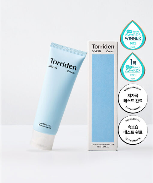 韓國 Torriden DIVE-IN Low Molecule Hyaluronic Acid Cream 低分子透明質酸保濕面霜〔全新包裝〕