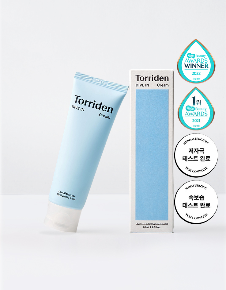 韓國 Torriden DIVE-IN Low Molecule Hyaluronic Acid Cream 低分子透明質酸保濕面霜〔全新包裝〕