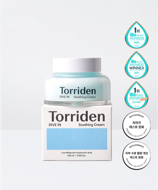 ＼皇牌 ／韓國 Torriden DIVE-IN Low Molecule Hyaluronic Acid Soothing Cream 低分子透明質酸爆水啫喱面霜〔全新包裝〕