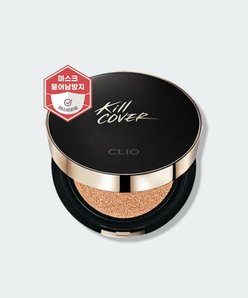 韓國 CLIO Kill Cover Fixer Cushion Set (+Refill) 皇牌魔力無瑕持久定妝氣墊粉底連補充裝