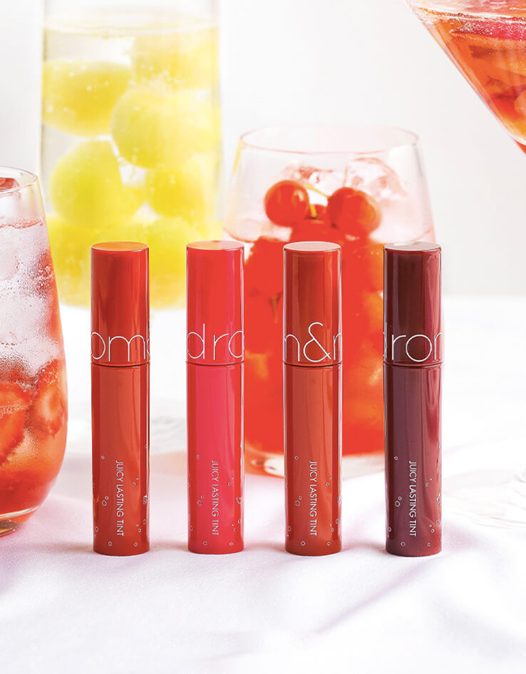 韓國 Romand Juicy Lasting Tint 果汁玻璃水光唇釉 #Sparkling Juicy 14-17 – 4色選擇