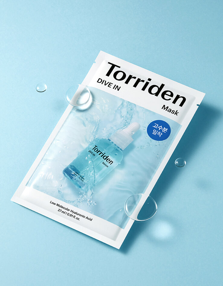 韓國 Torriden DIVE-IN Low Molecule Hyaluronic Acid Maskpack 低分子透明質酸深層保濕面膜 新包裝