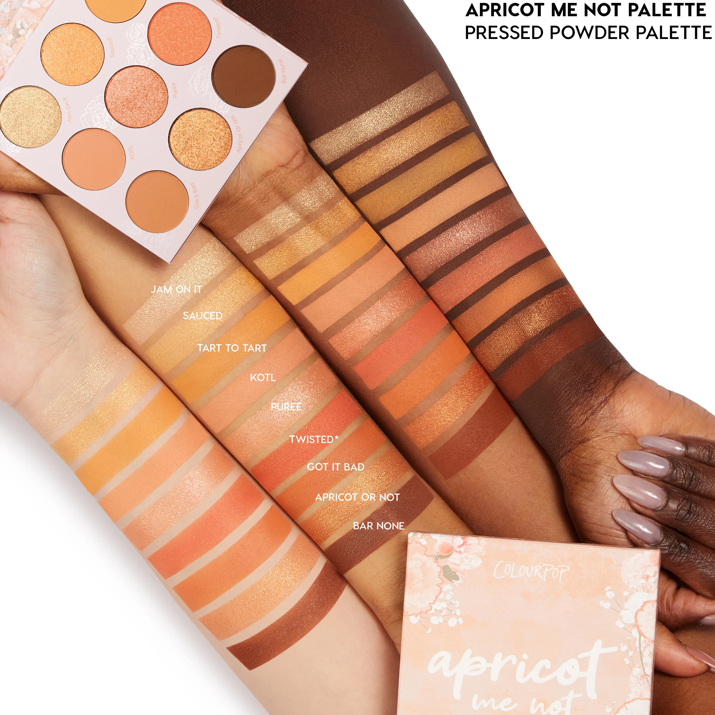 ColourPop Apricot Me Not 金杏桃9色眼影盤