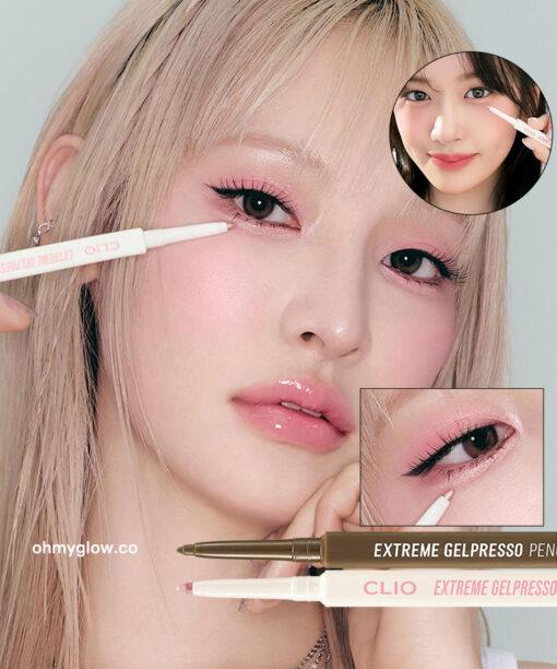 〖新增卧蠶提亮色〗韓國 CLIO Extreme Gelpresso Pencil Liner 持久防水防油眼線膠筆 - 12色選擇