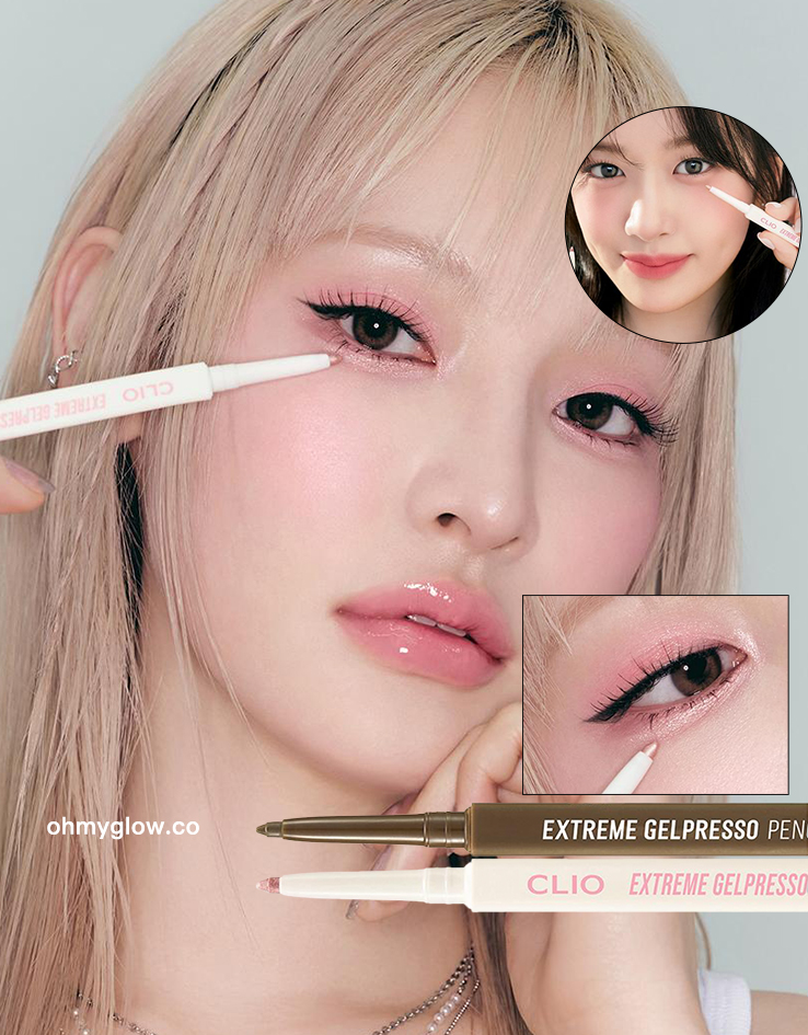 〖新增卧蠶提亮色〗韓國 CLIO Extreme Gelpresso Pencil Liner 持久防水防油眼線膠筆 - 12色選擇