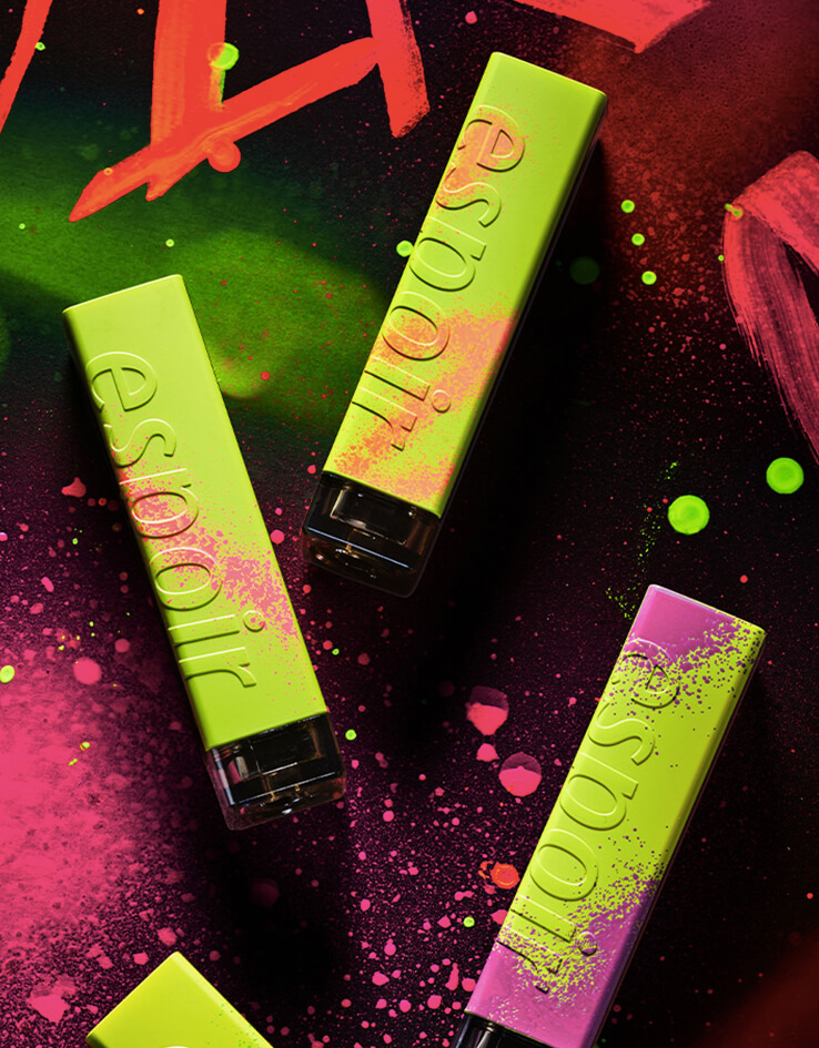 韓國 Espoir No Wear Capsule Collection Dirty Neon Lipstick 瑩潤亮澤唇膏 - 3色 Color Swatch