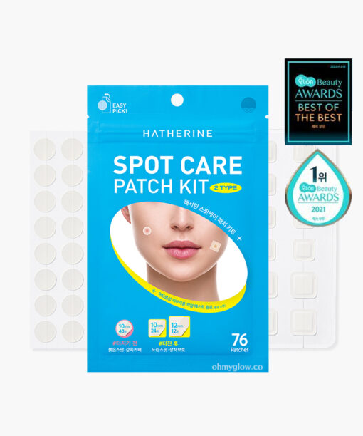 韓國熱賣化解測評第一名! 最新版～Hatherine Spot Care Patch Kit 暗瘡貼 - 76片