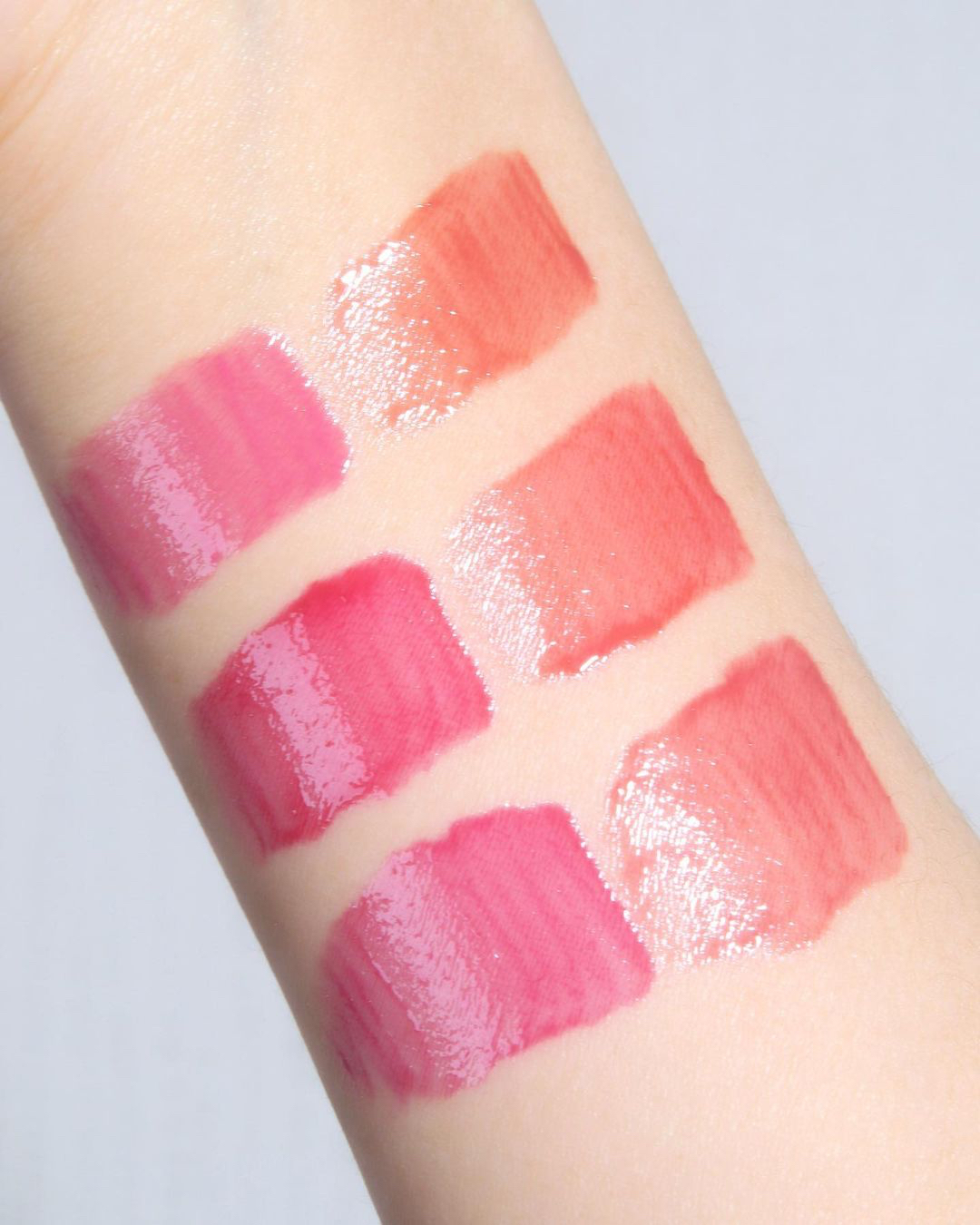 韓國 Peripera Ink Mood Glowy Tint #01-06 冰糖果凍唇釉 - Color Swatch 韓國 Peripera Ink Mood Glowy Tint #01-06 冰糖果凍唇釉 - Color Swatch