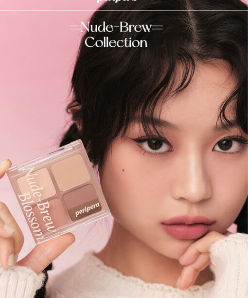 韓國 Peripera Ink Pocket Shadow Palette 5色全啞光眼影盤 - 07 Nude-Brew Blossom