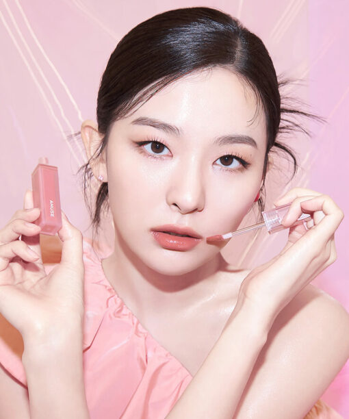 韓國 AMUSE Dew Tint 長效水光純素唇釉 14色 - 13 Dew Boksoonga