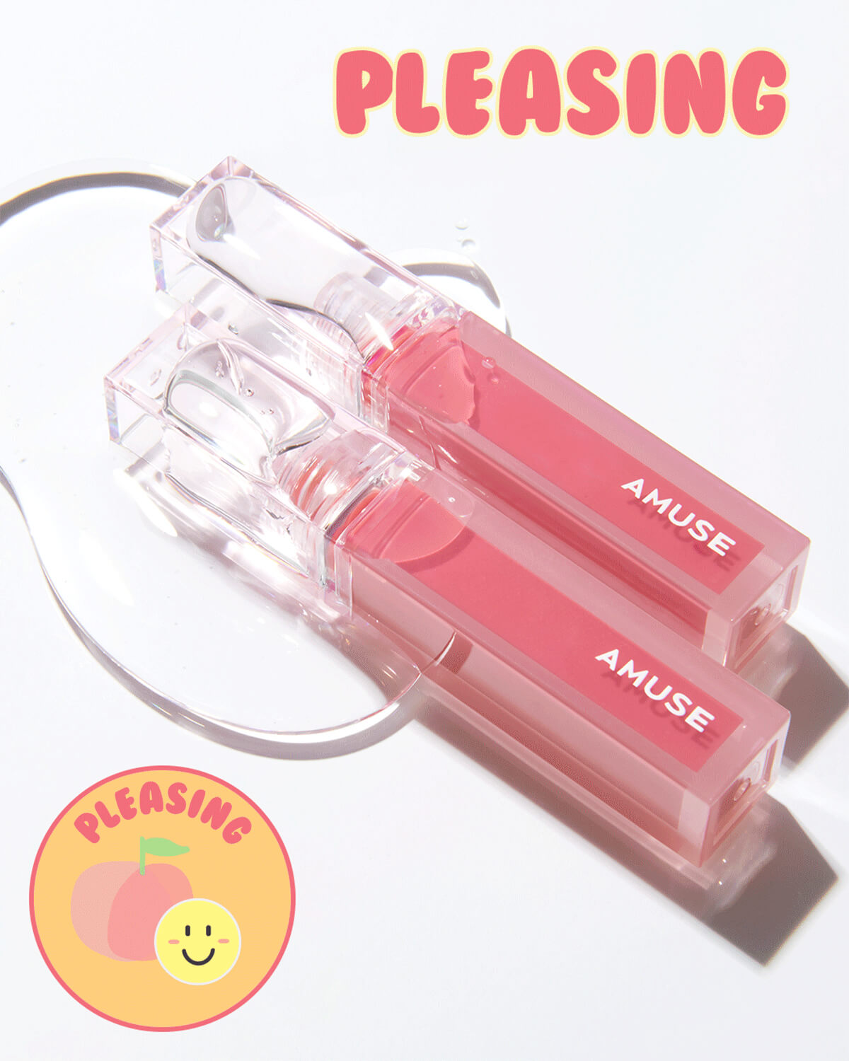韓國 AMUSE Dew Tint 長效水光純素唇釉 14色 - 14 Pleasing