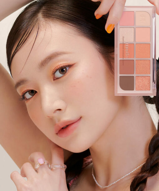 韓國 mude Shawl Moment Eyeshadow Palette #03 peach memory 十色眼影盤