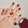 韓國 romand X Hyojin Choi Burgundy Mood Set 聯名限量套裝 - mood pebble nail 13 burgundy flow