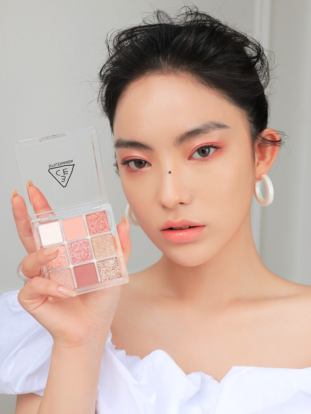 韓國 3CE Multi Eye Color Palette 9色爆閃花火眼影盤 #Delightful