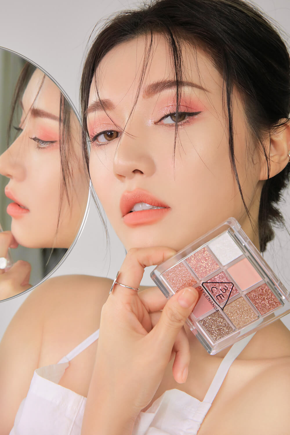 韓國 3CE Multi Eye Color Palette 9色爆閃花火眼影盤 #Delightful