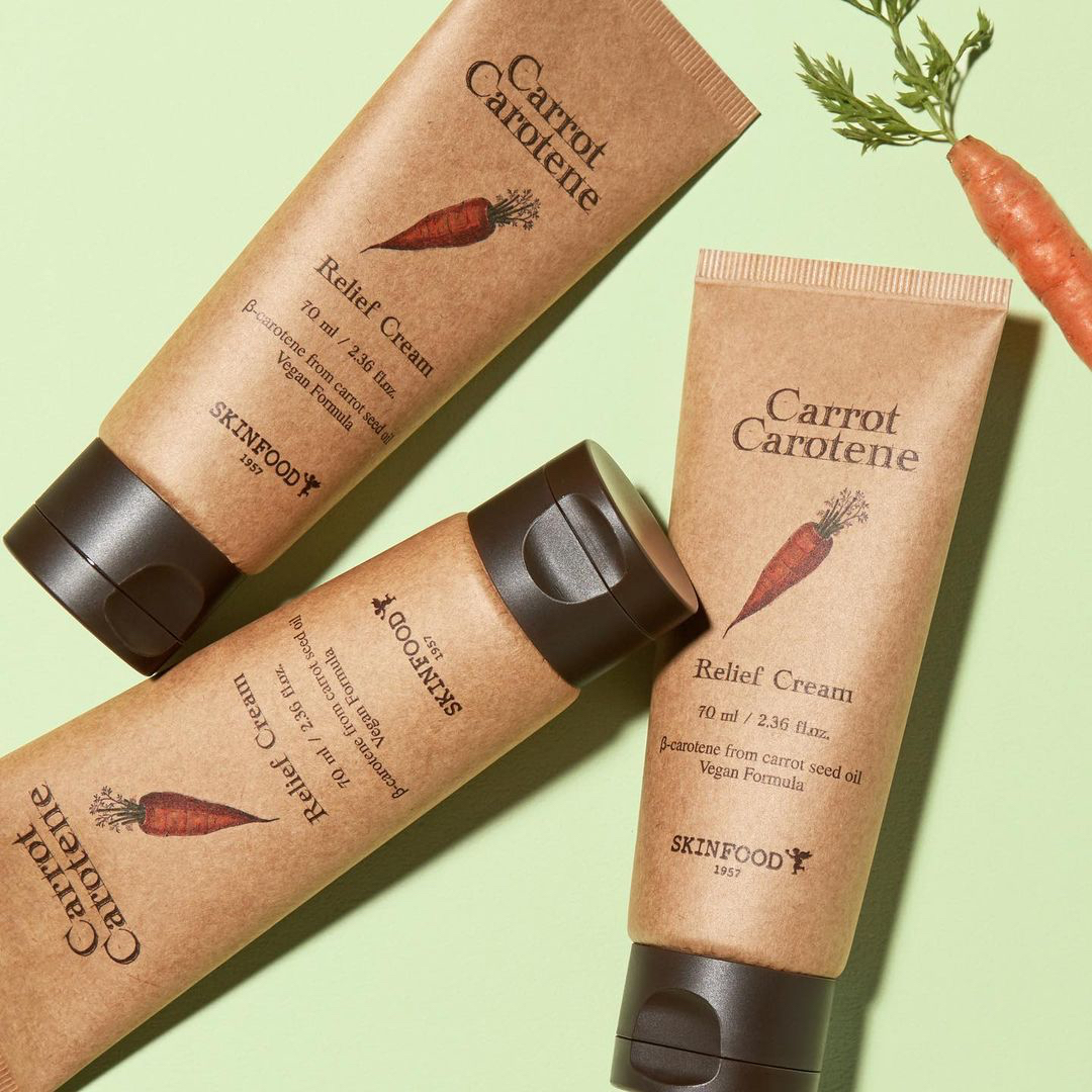 韓國 SkinFood Carrot Carotene Relief Cream 純素胡蘿蔔素紓緩面霜 - 70ml 韓國 SkinFood Carrot Carotene Relief Cream 純素胡蘿蔔素紓緩面霜 - 70ml