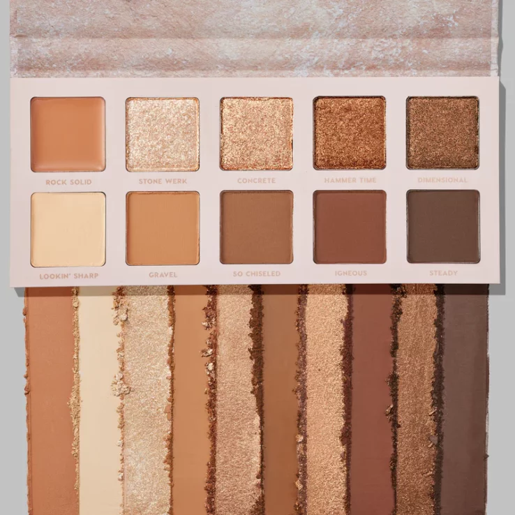 ColourPop Set In Stone Palette 10色暖裸色系眼影盤