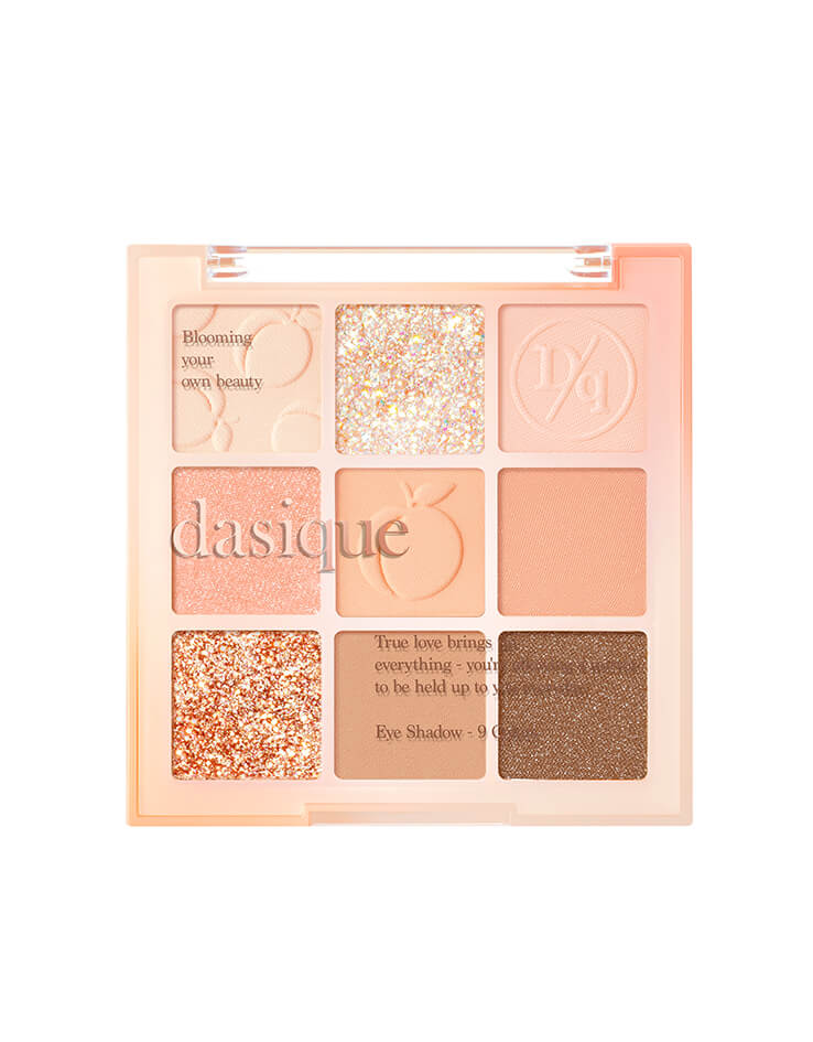 韓國 dasique Shadow Palette #14 Peach Squeeze 9色蜜桃眼影盤