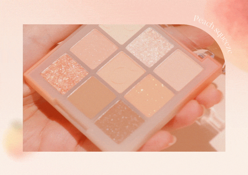 韓國 dasique Shadow Palette #14 Peach Squeeze 9色蜜桃眼影盤