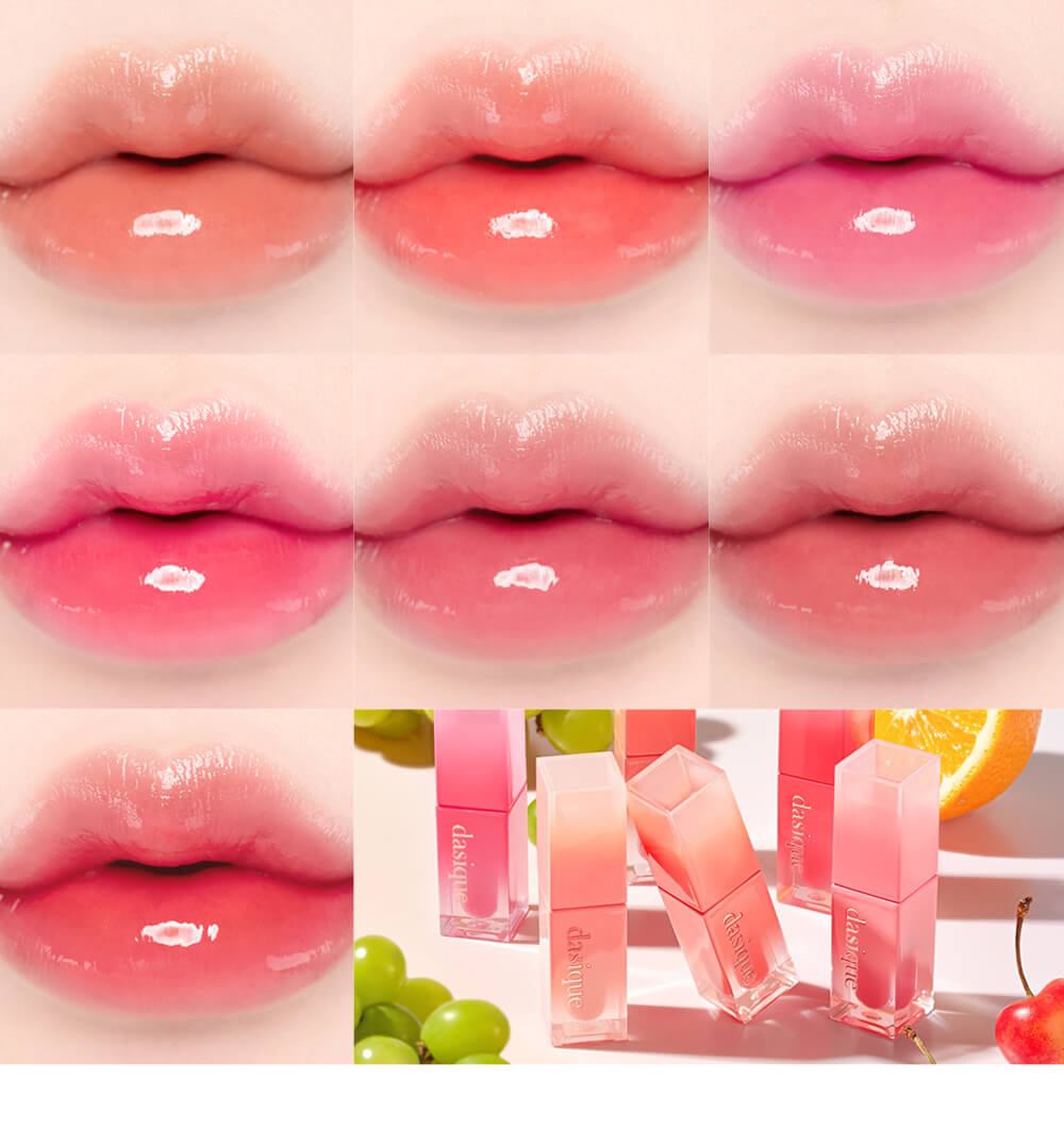 韓國 dasique Juicy Dewy Tint 果汁水光唇釉 - 7色選擇