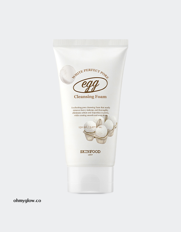 韓國 SkinFood Egg White Perfect Pore Cleansing Foam 白滑雞蛋毛孔緊緻潔面乳 - 150ml