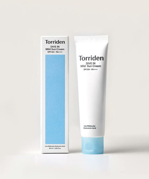 韓國 Torriden DIVE IN Mild Sun Cream 低分子透明質酸清透物理防曬霜 SPF 50+ PA++++