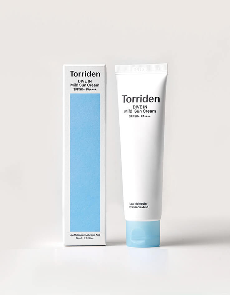 韓國 Torriden DIVE IN Mild Sun Cream 低分子透明質酸清透物理防曬霜 SPF 50+ PA++++