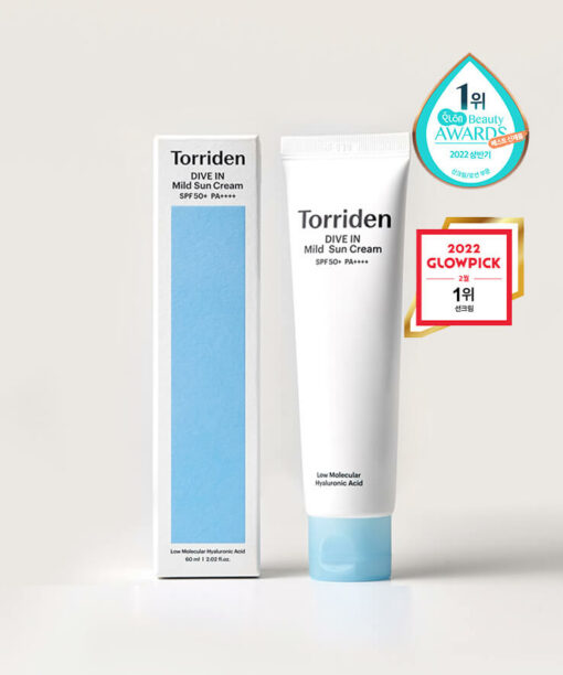 韓國Torriden DIVE IN Mild Sun Cream 低分子透明質酸清透純物理防曬霜 SPF 50+ PA++++