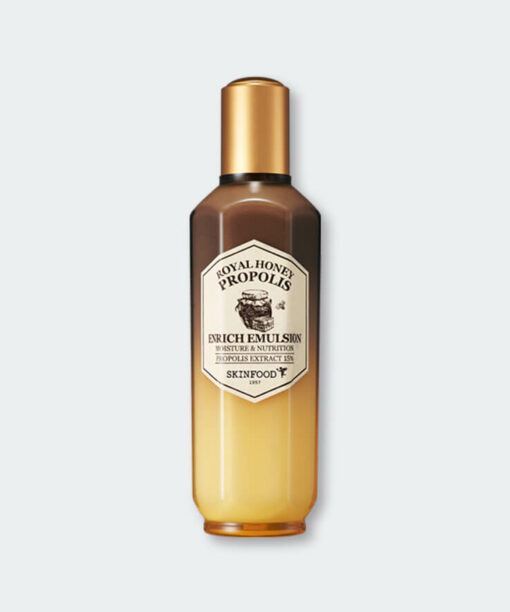 韓國 SkinFood Royal Honey Propolis Rich Emulsion 皇室黑蜂膠潤澤乳液 – 160ml