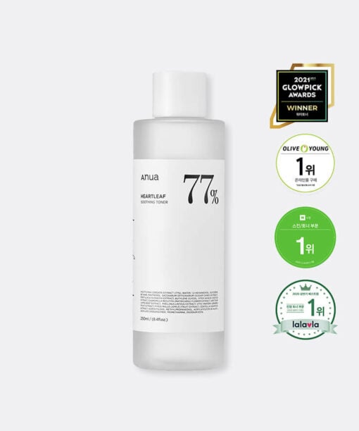 韓國 ANUA 皇牌 Heartleaf 77% Soothing Toner 魚腥草舒緩爽膚水- 250ml