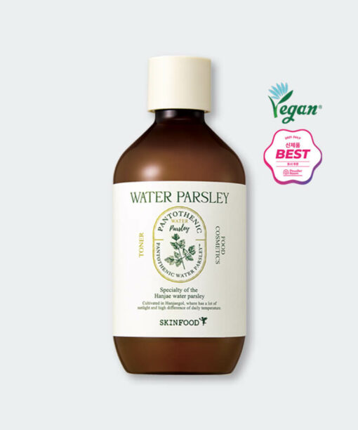 韓國 SkinFood Pantothenic Water Parsley Toner 水芹菜去痘保濕舒緩純素爽膚水- 300ml