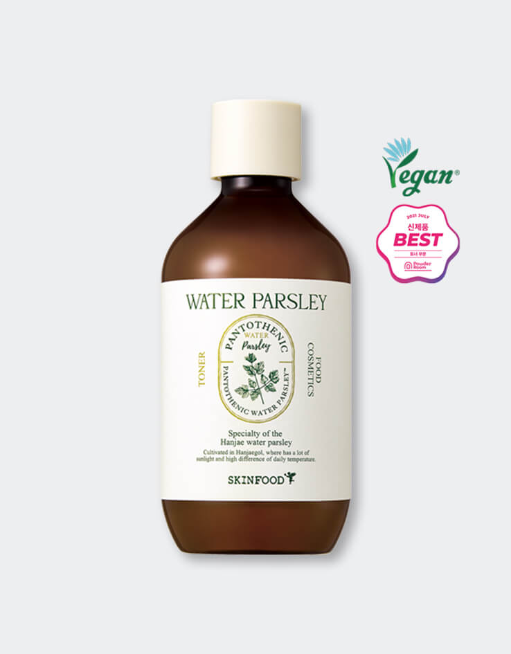 韓國 SkinFood Pantothenic Water Parsley Toner 水芹菜去痘保濕舒緩純素爽膚水- 300ml