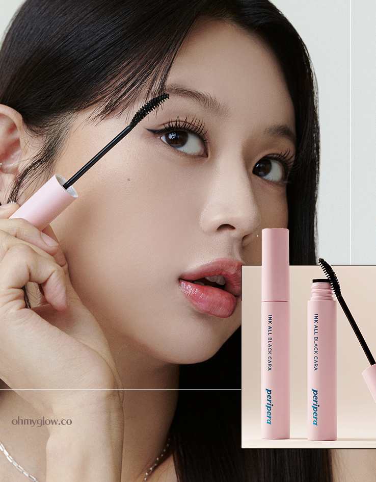 韓國 peripera Ink Black Cara Mascara 黑色捲翹睫毛膏 - 2款選擇