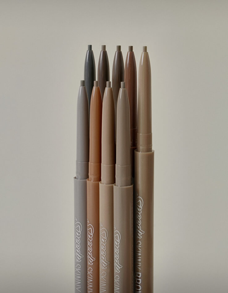 韓國 Peripera Speedy Skinny Brow 1.5mm 精細雙頭眉筆 #01-09 - 7色選擇