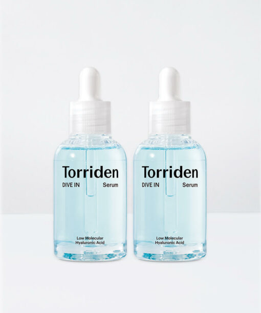 ＼皇牌1+1套裝 ／韓國 No.1 #最強3秒補水精華 Torriden DIVE-IN Low Molecule Hyaluronic Acid Serum 低分子透明質酸保濕精華 - 50ml