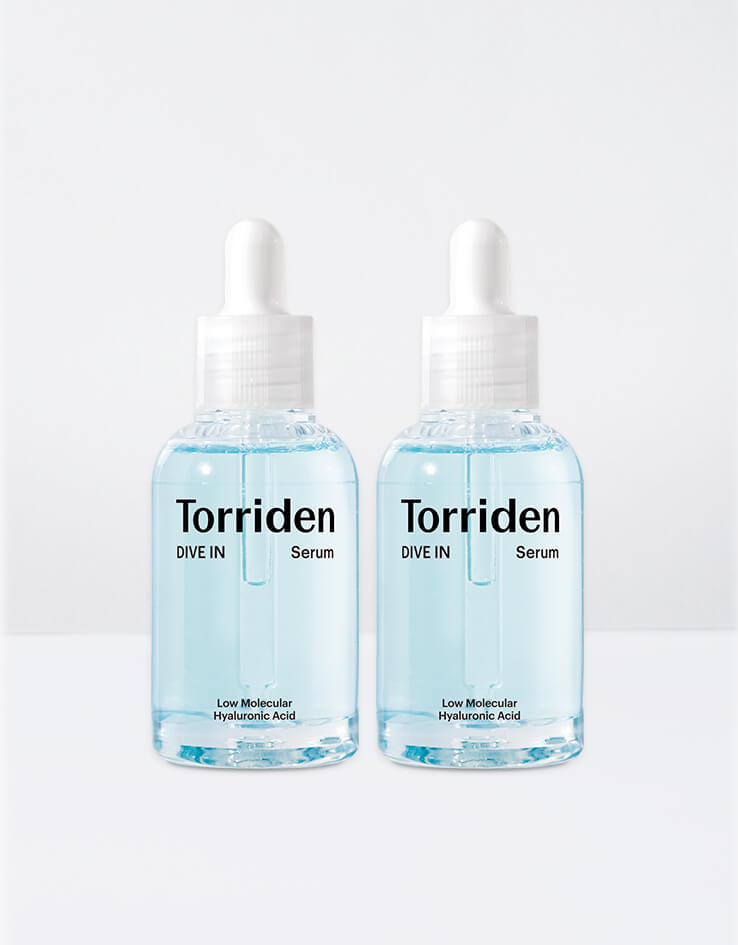 ＼皇牌1+1套裝 ／韓國 No.1 #最強3秒補水精華 Torriden DIVE-IN Low Molecule Hyaluronic Acid Serum 低分子透明質酸保濕精華 - 50ml