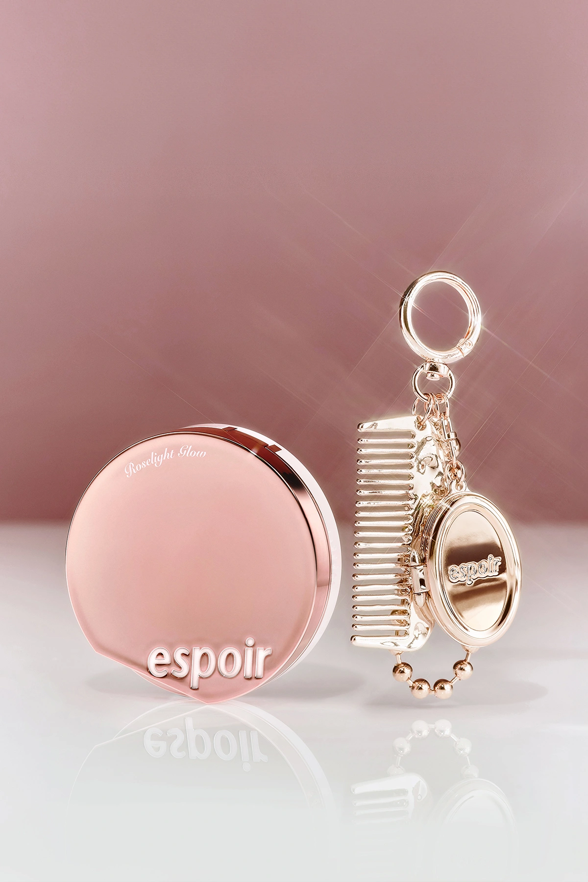 【限量1+1 SET 🎁Roselight限量版送keyring Set】Be Glow最新版! espoir Be Glow Volume Cushion 持久立體水光保濕粉底氣墊連補充裝 SPF42+ PA+++ - 8色選擇