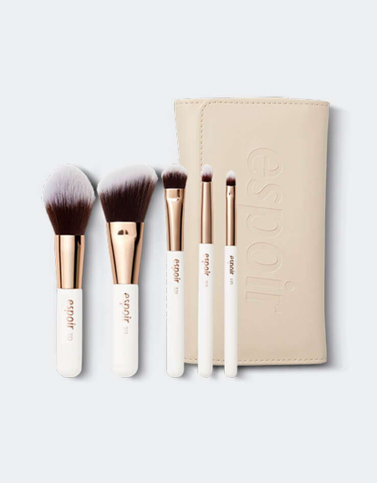 韓國Espoir Mini Brush Kit 迷你便攜化妝掃5件套裝