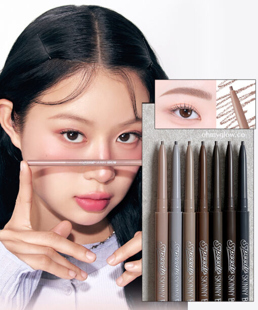 ＼新色／韓國Peripera Speedy Skinny Brow 1.5mm 精細雙頭眉筆 #01-10 - 10色選擇