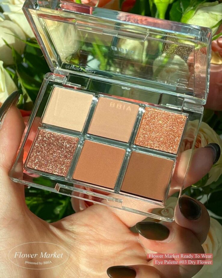 韓國 BBIA Ready To Wear Eye Palette #Flower Market 系列 6色眼影盤 - 03 Dry Flower