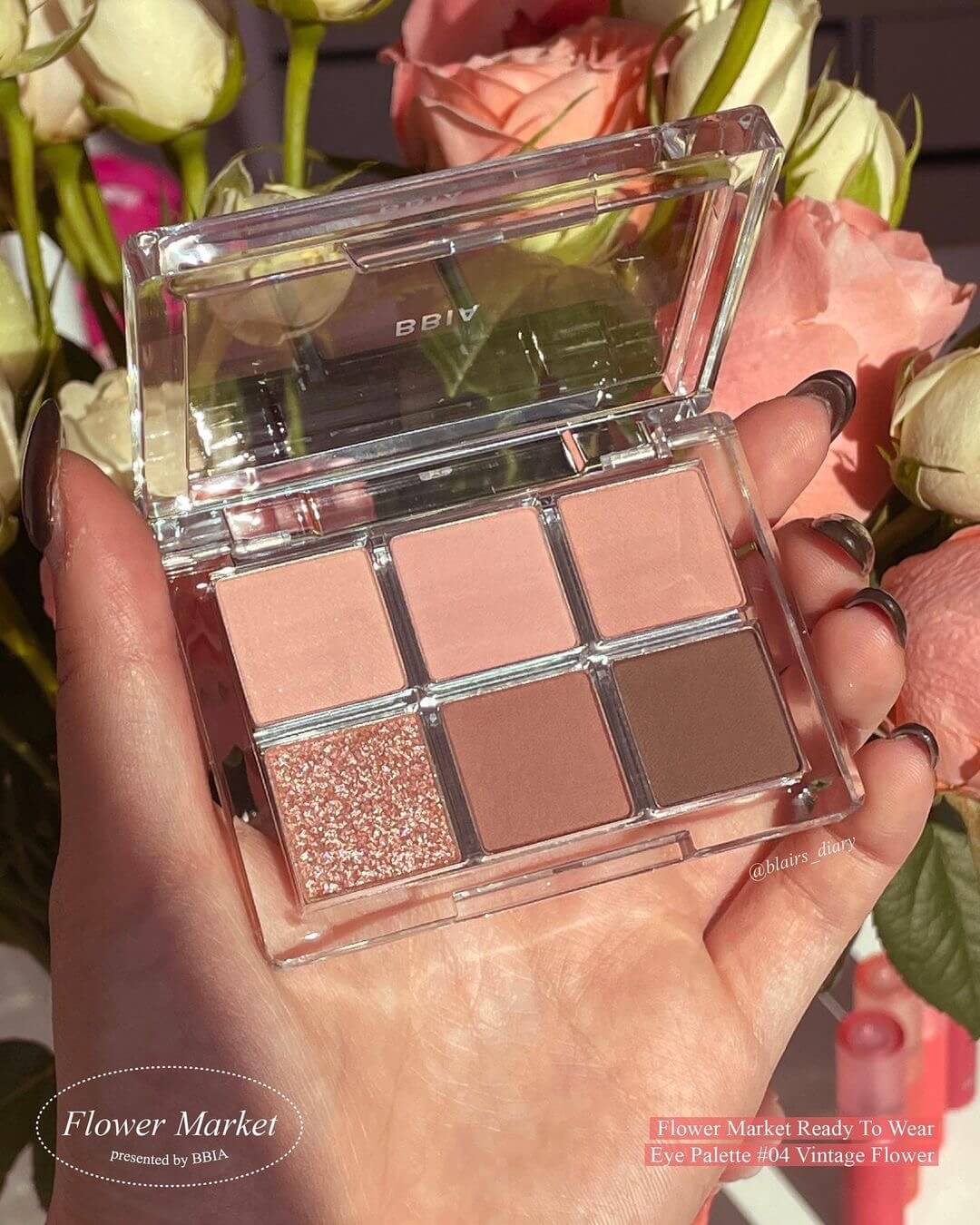 韓國 BBIA Ready To Wear Eye Palette #Flower Market 系列 6色眼影盤 - 04 Vintage Flower 韓國 BBIA Ready To Wear Eye Palette #Flower Market 系列 6色眼影盤 - 04 Vintage Flower