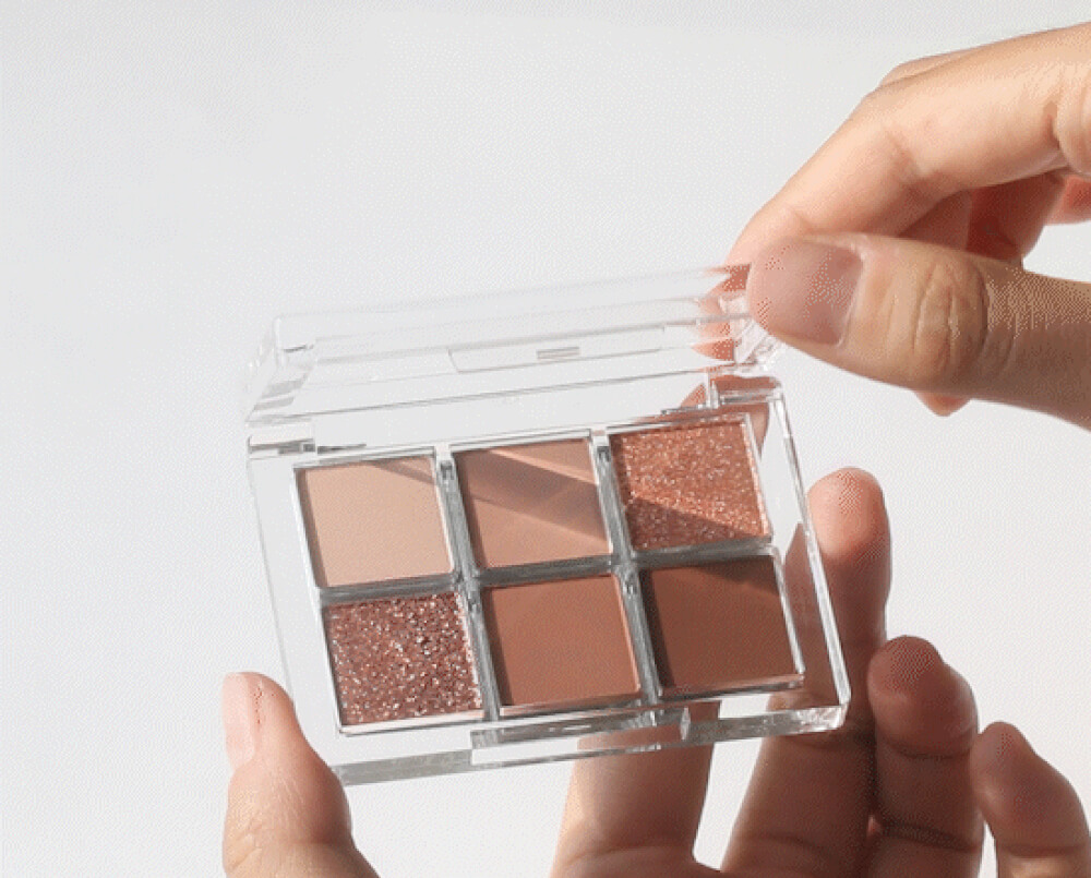 韓國 BBIA Ready To Wear Eye Palette #Flower Market 系列 6色眼影盤 - 2色選擇