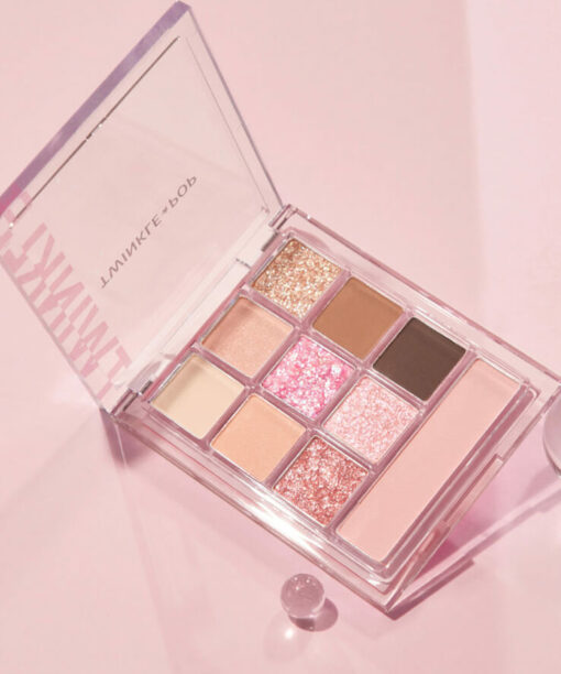 韓國 Twinkle Pop Pearl Gradation All Over Palette 多功能眼影妝容盤 - 02 For, Pink Season