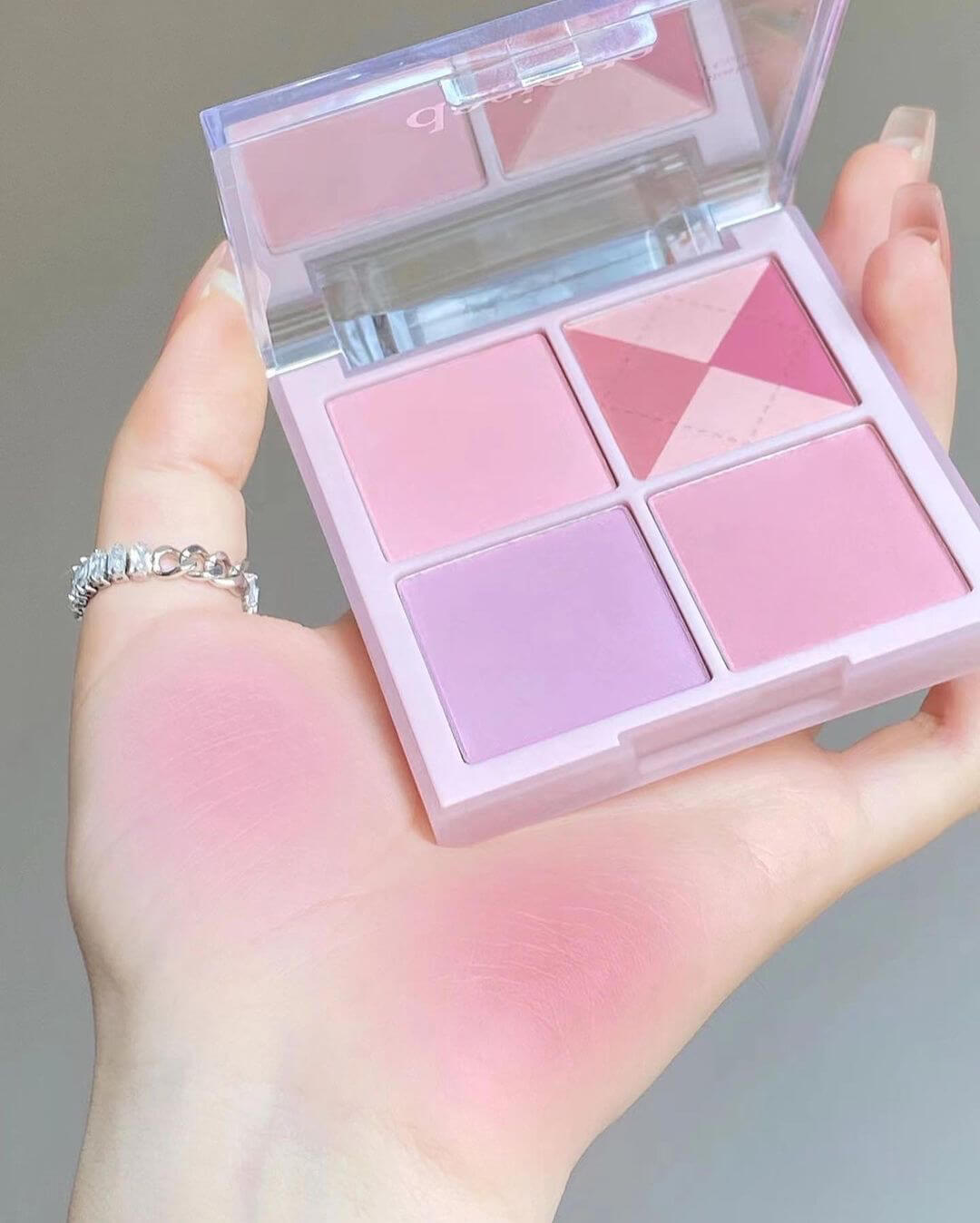 \ 🧶秋季針織系列 / 韓國 dasique Blending Mood Cheek #05 Violet Knit 4色全啞光胭脂盤 \ 🧶秋季針織系列 / 韓國 dasique Blending Mood Cheek #05 Violet Knit 4色全啞光胭脂盤