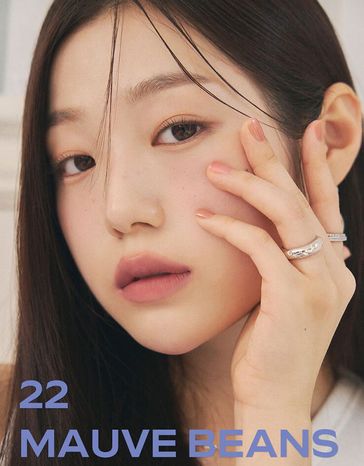 韓國 Romand Zero Matte Lipstick #Muteral Nude Series 零感啞光唇膏 21-23 – #22 Mauve Beans