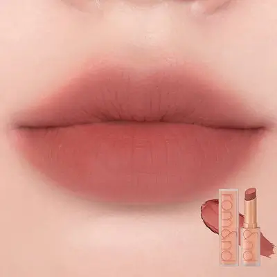 韓國 Romand Zero Matte Lipstick #Muteral Nude Series 零感啞光唇膏 21-23 – #23 Ruddy Nude