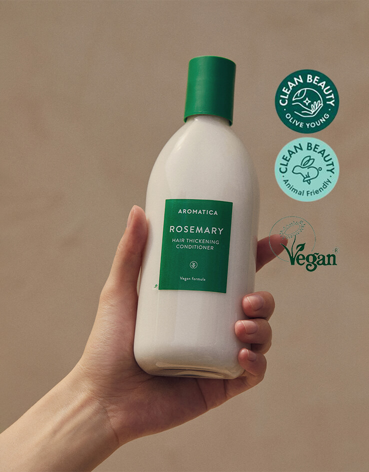 韓國 Aromatica Rosemary Hair Thickening Conditioner 迷迭香頭髮增厚純素護髮素 - 400ml