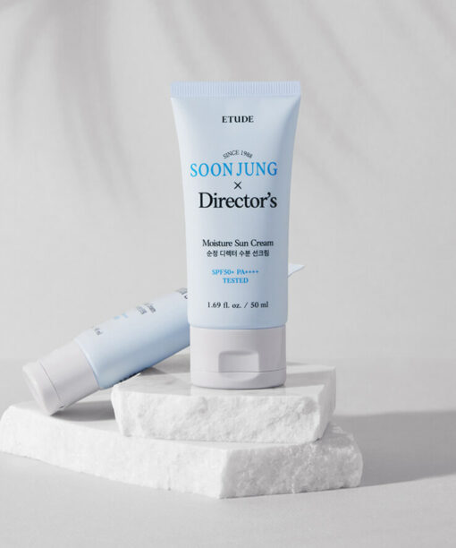 韓國Etude Soon Jung X Director's Moisture Sun Cream SPF50+ PA++++ 水潤低敏防曬霜