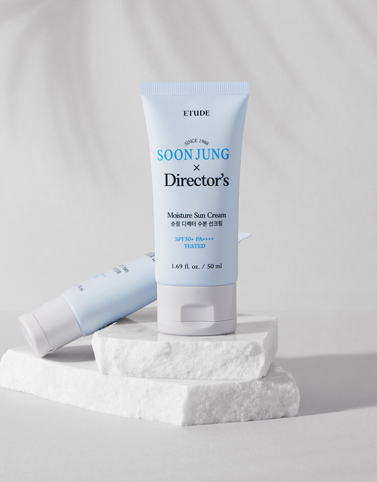 韓國Etude Soon Jung X Director's Moisture Sun Cream SPF50+ PA++++ 水潤低敏防曬霜